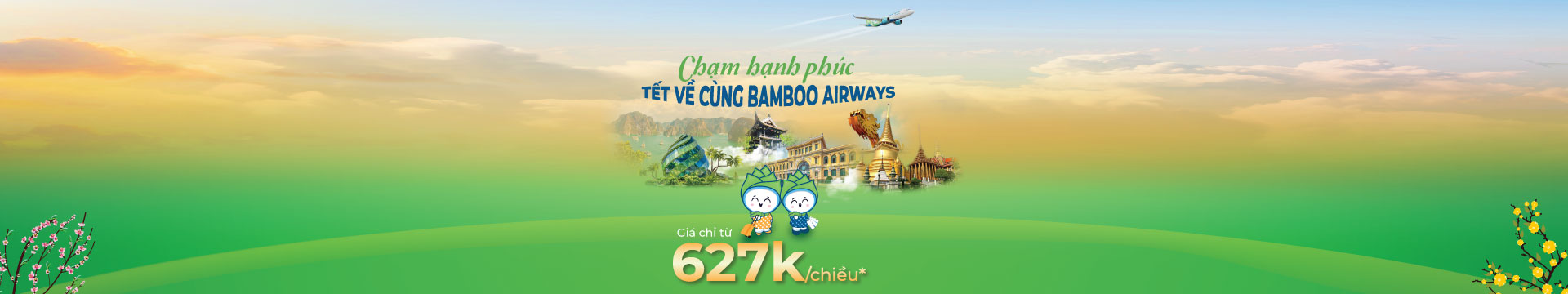 Chạm hạnh phúc, Tết về cùng Bamboo Airways